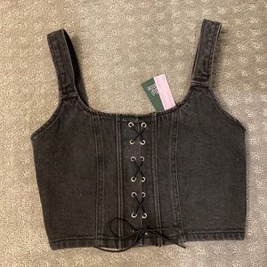 Top in jeans - size XS - NEW